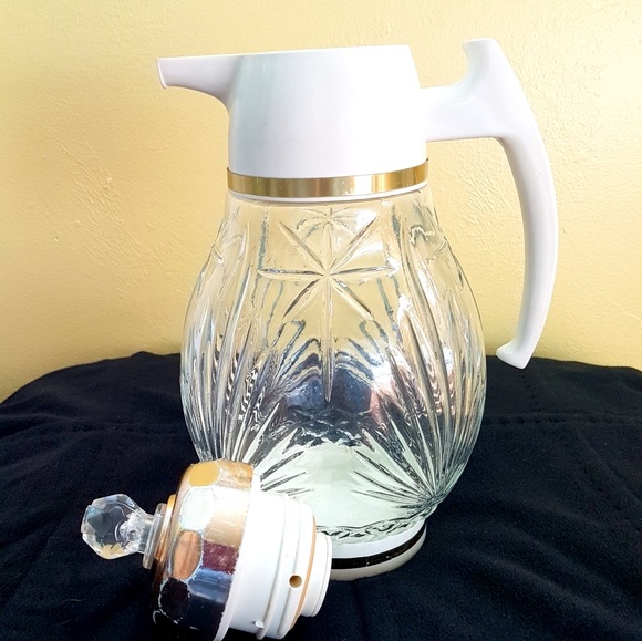 Vintage teapot / coffee pot / juice or water decanter glass decanter - Picture 5 of 15